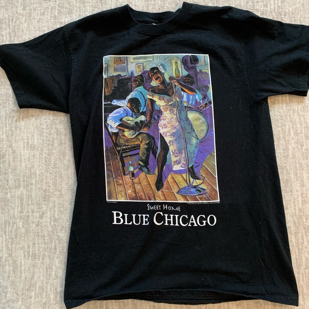 1993 sweet home blue Chicago tee